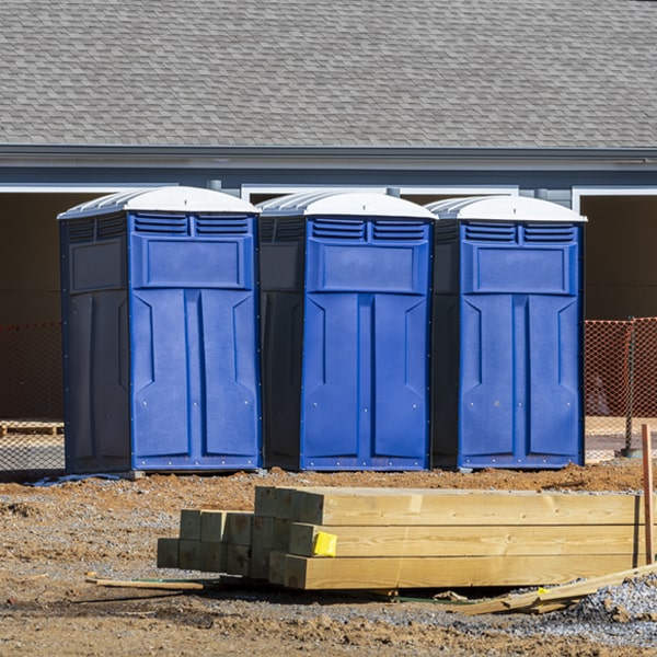 do you offer hand sanitizer dispensers inside the porta potties in Grainfield Kansas